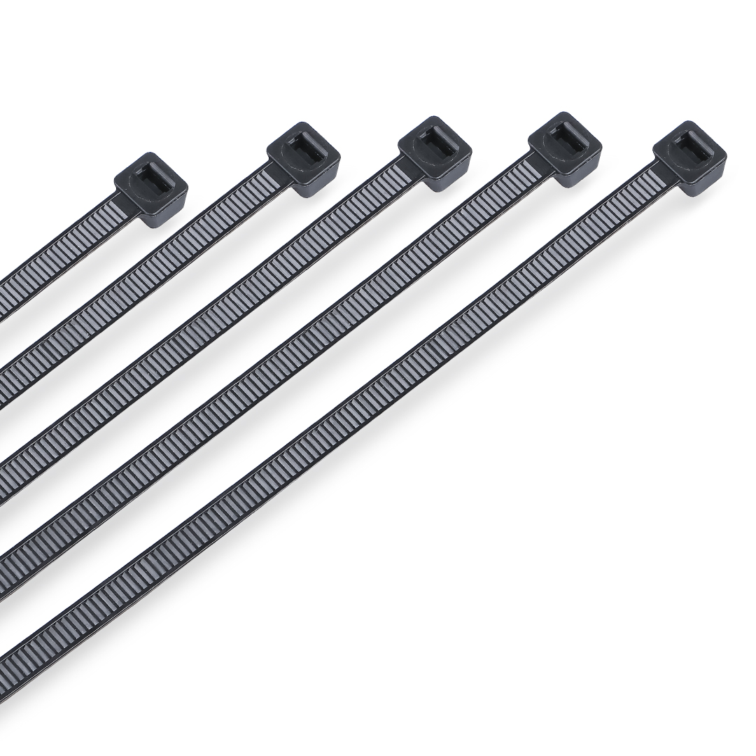 TOMAX PLASTİK KİLİTLİ KELEPÇE 8X500 mm SİYAH